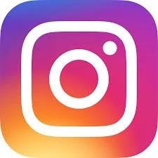 Instagram logo with a colorful gradient background