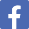 Facebook logo with blue background and white lowercase 'f'