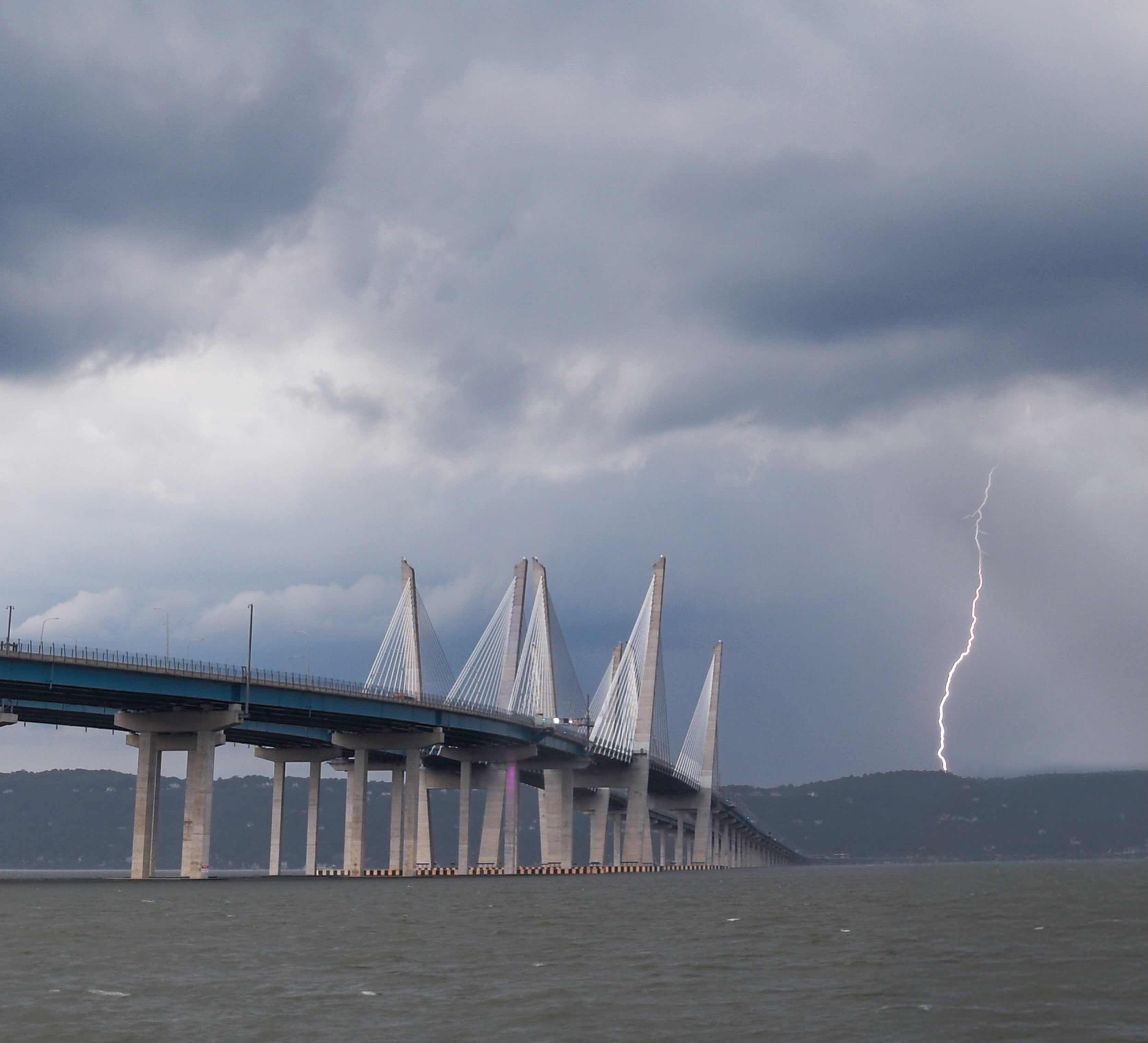 Lightning during a Hudson Valley storm